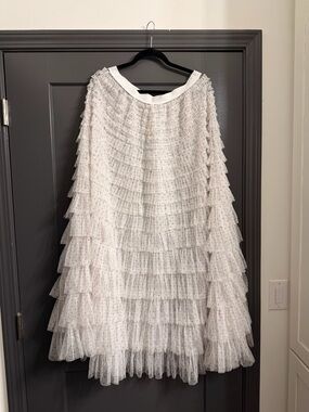 Free People Tulle Slip Skirt